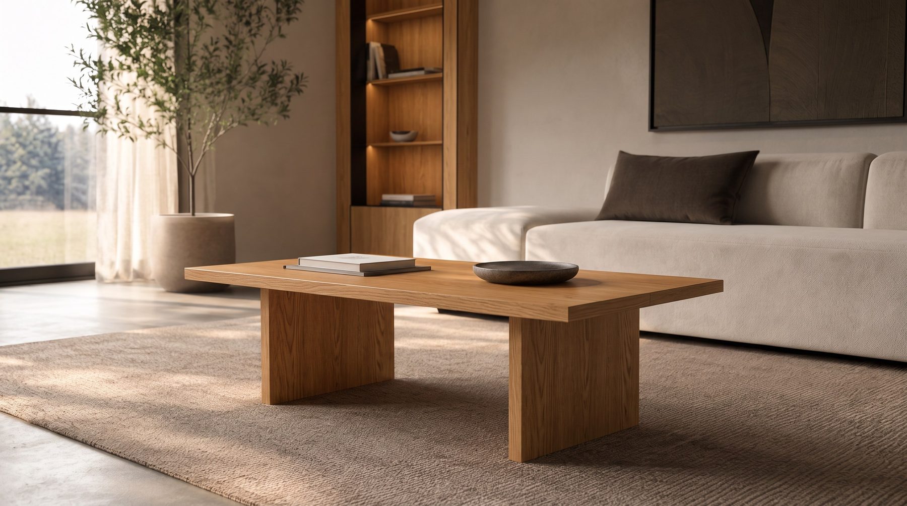AHLER Couchtisch, Eiche
